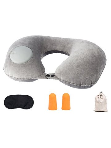 AUTO INFLATABLE U-SHAPE TRAVEL PILOW