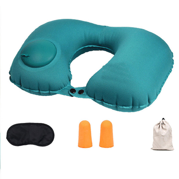 AUTO INFLATABLE U-SHAPE TRAVEL PILOW