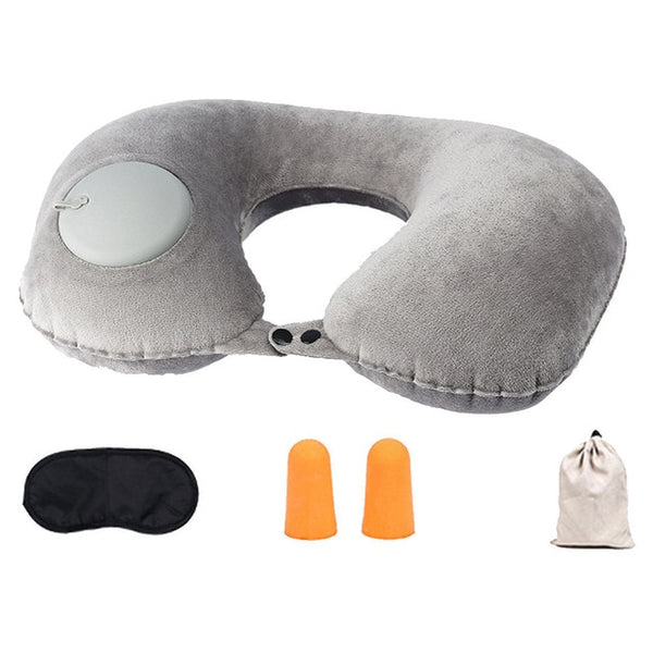 AUTO INFLATABLE U-SHAPE TRAVEL PILOW