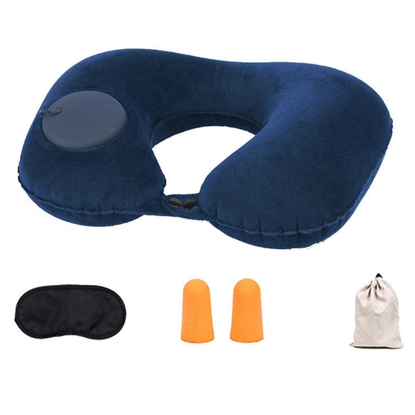 AUTO INFLATABLE U-SHAPE TRAVEL PILOW