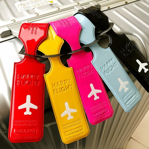 Travel  PU Leather Luggage Tag Cover