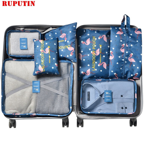 7Pcs/set Travel Organizer Suitcase