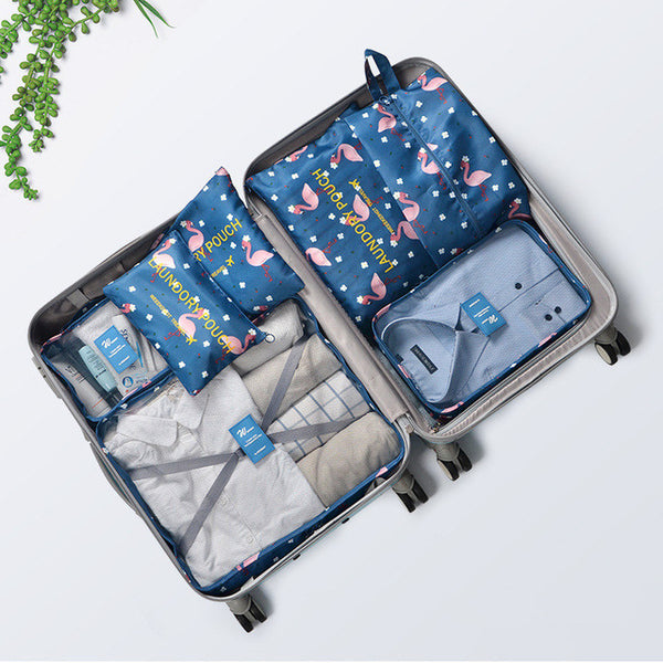 7Pcs/set Travel Organizer Suitcase