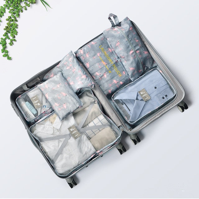 7Pcs/set Travel Organizer Suitcase