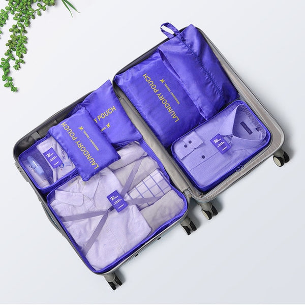 7Pcs/set Travel Organizer Suitcase