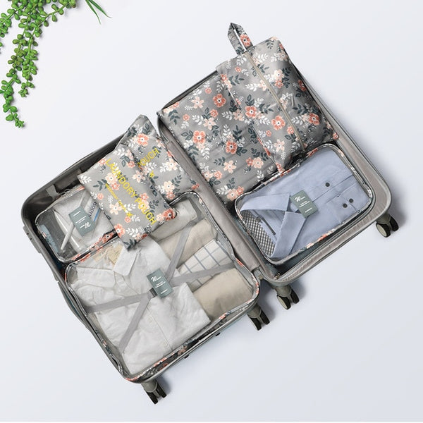 7Pcs/set Travel Organizer Suitcase