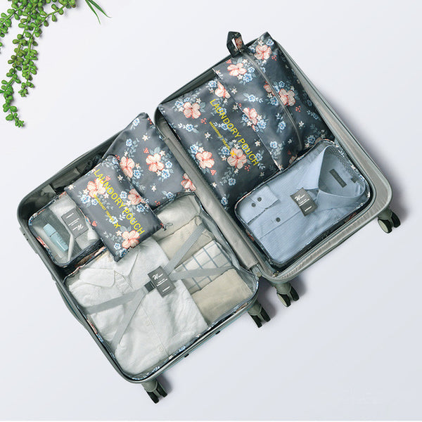 7Pcs/set Travel Organizer Suitcase