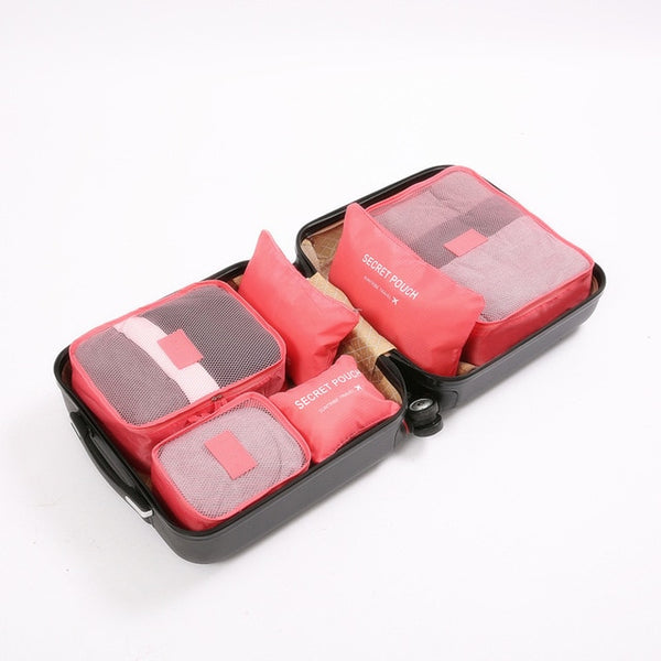 7Pcs/set Travel Organizer Suitcase