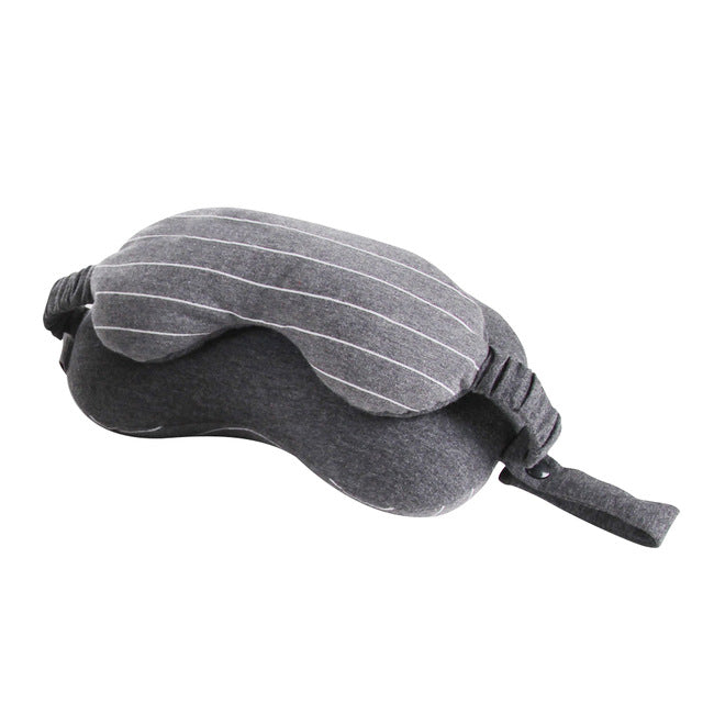 PORTABLE U-SHAPE TRAVEL MASK AND PILLOW