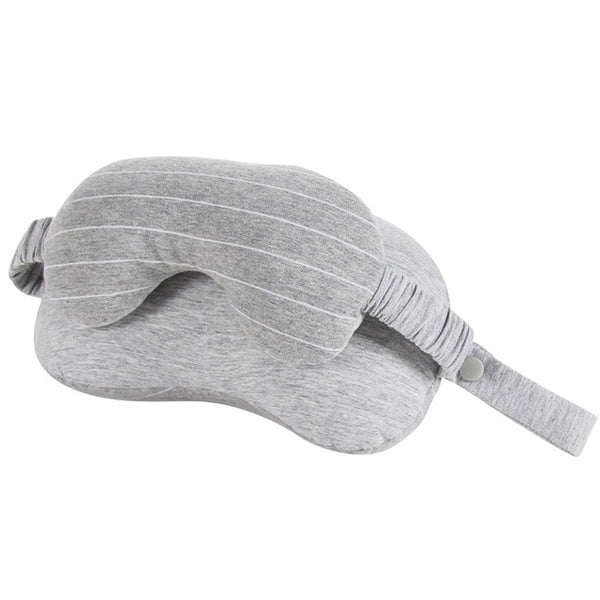 PORTABLE U-SHAPE TRAVEL MASK AND PILLOW